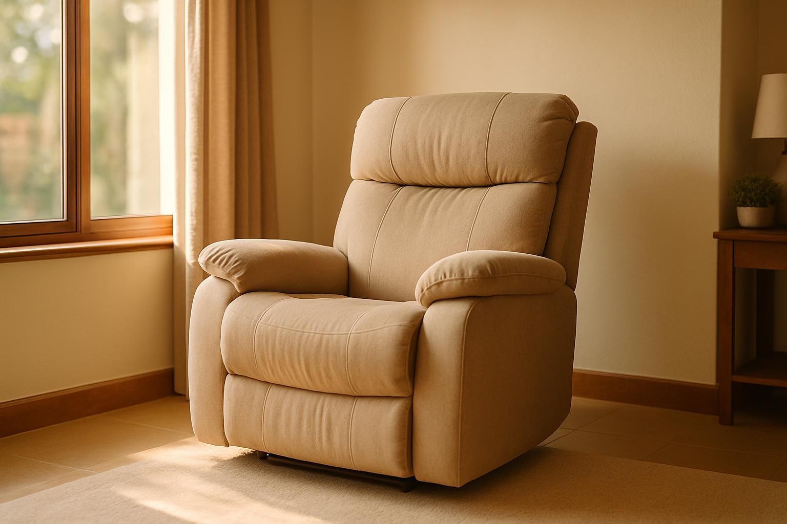 Harper Fabric Recliner Armchair, Soft fabric, 1 seat